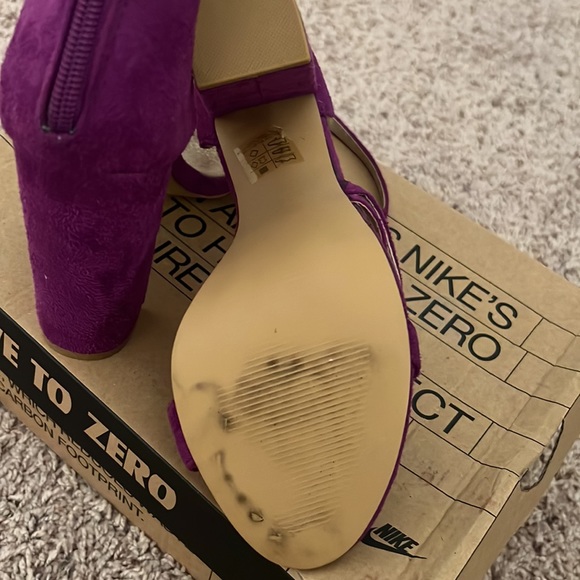 Italian purple leather shoes - Picture 3 of 6